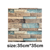 【DIY用】レンガ風ステッカー 35x35cm/ 70cmx15cm(12pcs）