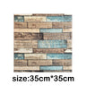 【DIY用】レンガ風ステッカー 35x35cm/ 70cmx15cm(12pcs）