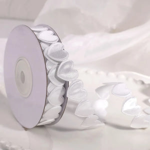 バレンタインハートサテンリボン 10ヤード