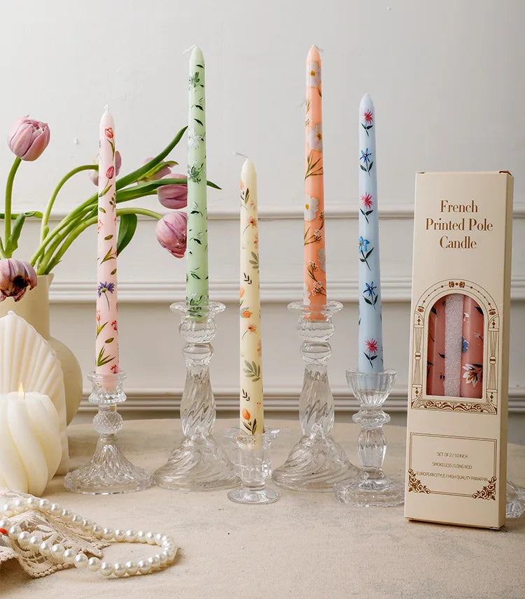 ヨーロピアンスタイルのロングキャンドル