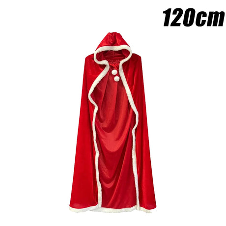 イベント・クリスマスグッズ｜クリスマスサンタ風ポンチョ(丈80c/120c/150c)