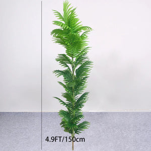 70～150cm・大型人工ヤシの木・フェイクトロピカル植物・グリーンモンステラの葉