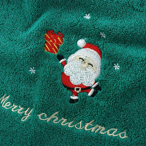イベント・クリスマスグッズ｜クリスマス刺しゅう入りフェイスタオル(34×74cm)