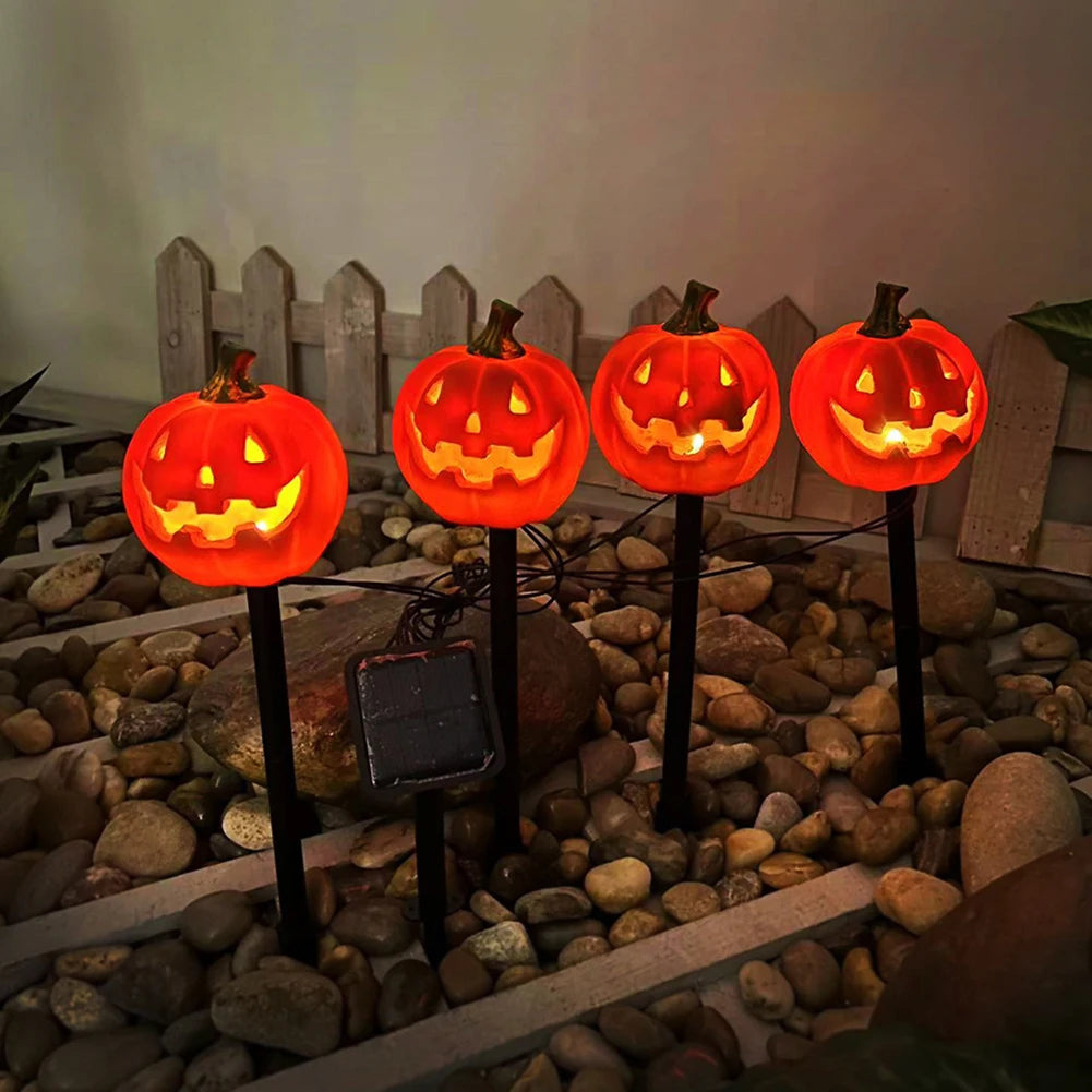 イベント・ハロウィングッズ｜ソーラーパンプキンライト 防水 ハロウィン装飾用