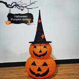 イベント・ハロウィングッズ｜LEDライト付きスタンドパンプキンランタン