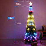 イベント・クリスマス装飾｜ツリーイルミネーション＆スターライト(1.5M/1.8M/2.1M)