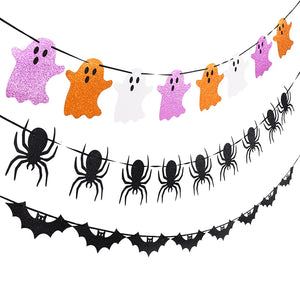 イベント・ハロウィン装飾｜ハロウィンペーパーバナー デコレーション(3M)