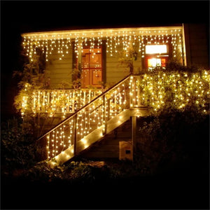 イベント・クリスマス装飾｜屋外用LEDストリングライト(幅4m)