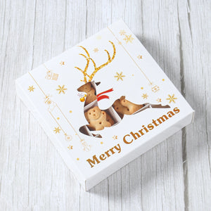 イベント・クリスマス装飾｜紙製クリスマス柄ギフトボックス