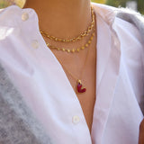 ヴィンテージレッド ラブフープジュエリーセット