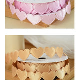 バレンタインハートサテンリボン 10ヤード