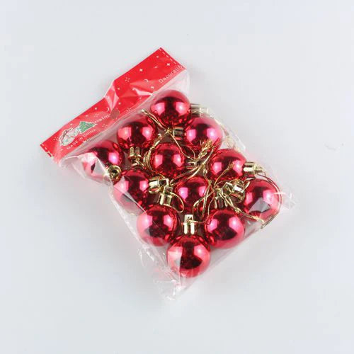 イベント・クリスマス装飾｜ボールオーナメント12個セット
