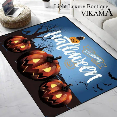 【イベント・ハロウィングッズ】厚手吸水フロアマット 玄関用