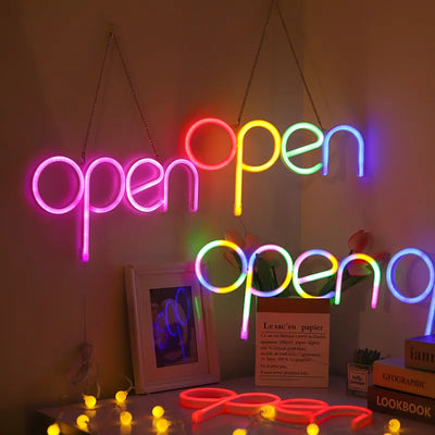 open LEDネオンサイン（ネオン看板）　選べるカラー