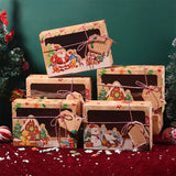 イベント・クリスマス装飾｜クラフト紙製ギフトボックス（3/6個入り）