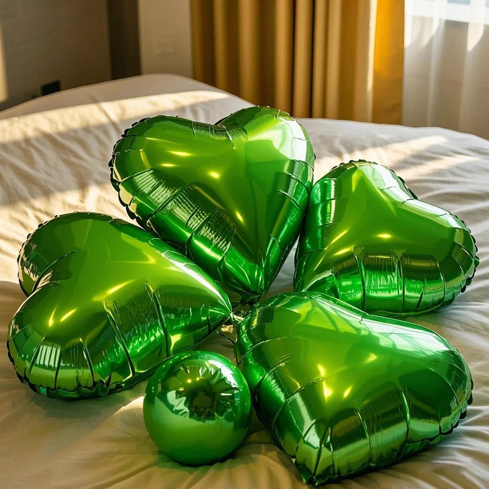 ローズゴールドハートバルーンセット