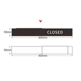 【店舗・玄関用サインプレート】ドアサインスライダー（OPEN/CLOSED）