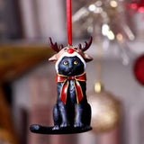 イベント・クリスマス装飾｜猫彫刻ペンダント樹脂フィギュア