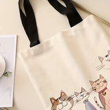 |ノベルティ用品 | かわいい子猫柄プリントバッグ | 35x40c