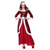 イベント・クリスマスグッズ｜サンタクロース風ドレス コスチューム(M～XXL)