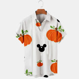 イベント・ハロウィングッズ｜ディズニーミッキー柄シャツ(S～5XL)