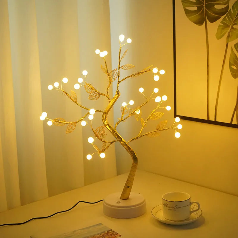 イベント・クリスマス装飾｜USB/電池対応LED卓上ツリーランプ