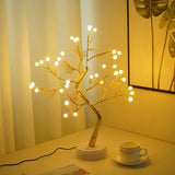 イベント・クリスマス装飾｜USB/電池対応LED卓上ツリーランプ