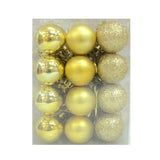 イベント・クリスマス装飾｜24個入り グリッター クリスマスツリーボール