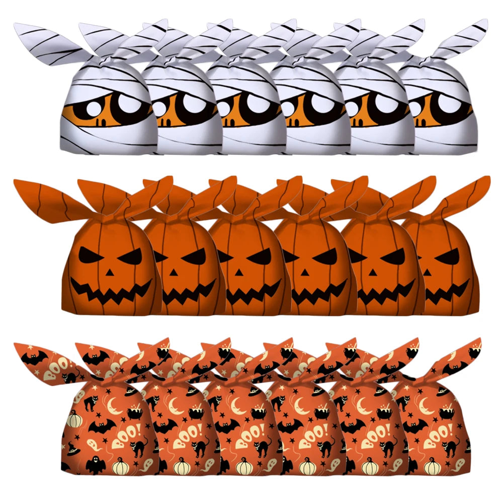 イベント・ハロウィングッズ｜ギフトバッグ 50個セット キャンディ用