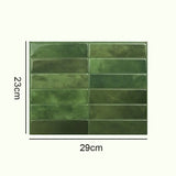 【DIY用】レンガ型天然石風ステッカー29×23㎝ （3pcs)
