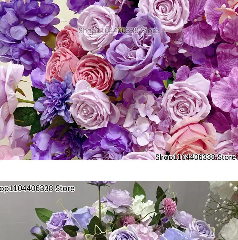 ロマンティックパープル フラワーデコレーション