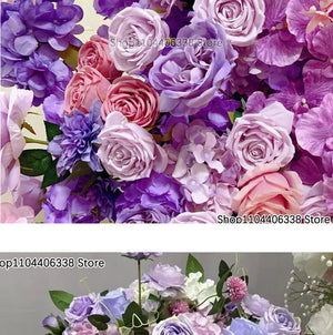 ロマンティックパープル フラワーデコレーション