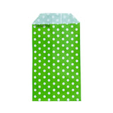 |ノベルティ用品 | ドット柄クラフトミニ紙袋 50枚入り | 8×15c