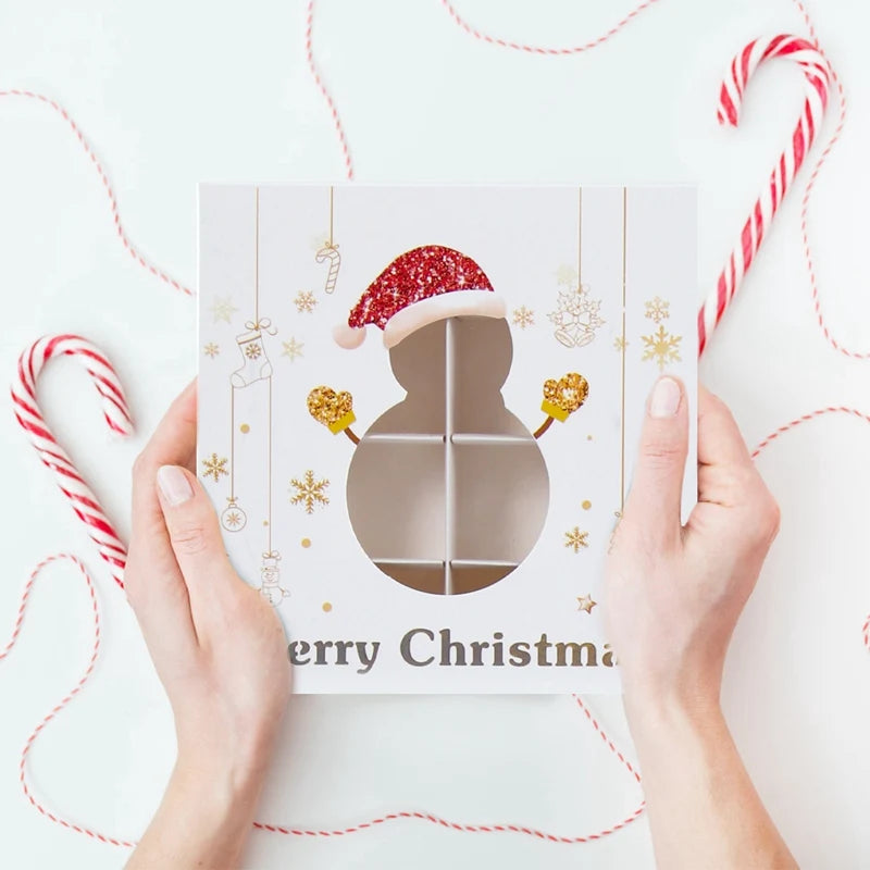 イベント・クリスマス装飾｜紙製クリスマス柄ギフトボックス