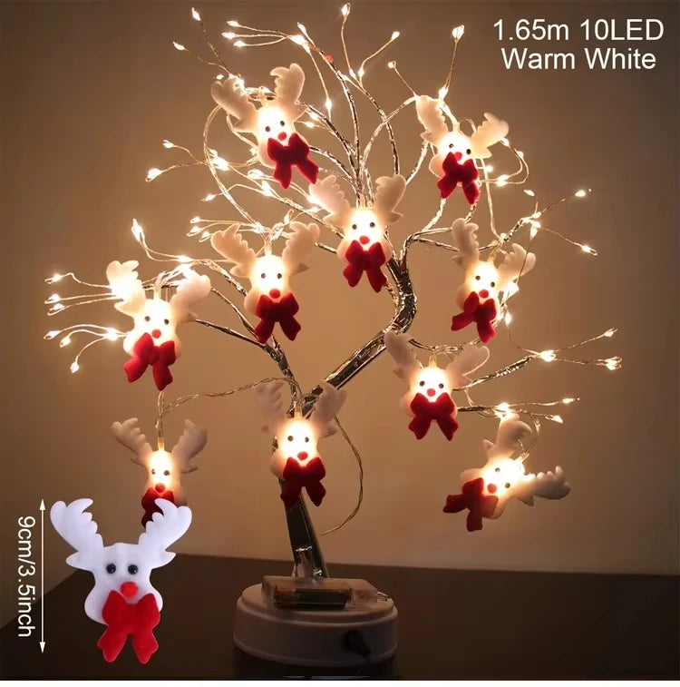 イベント・クリスマス装飾｜LEDスノーマンクリスマスガーランドライト(1.65M～3M)