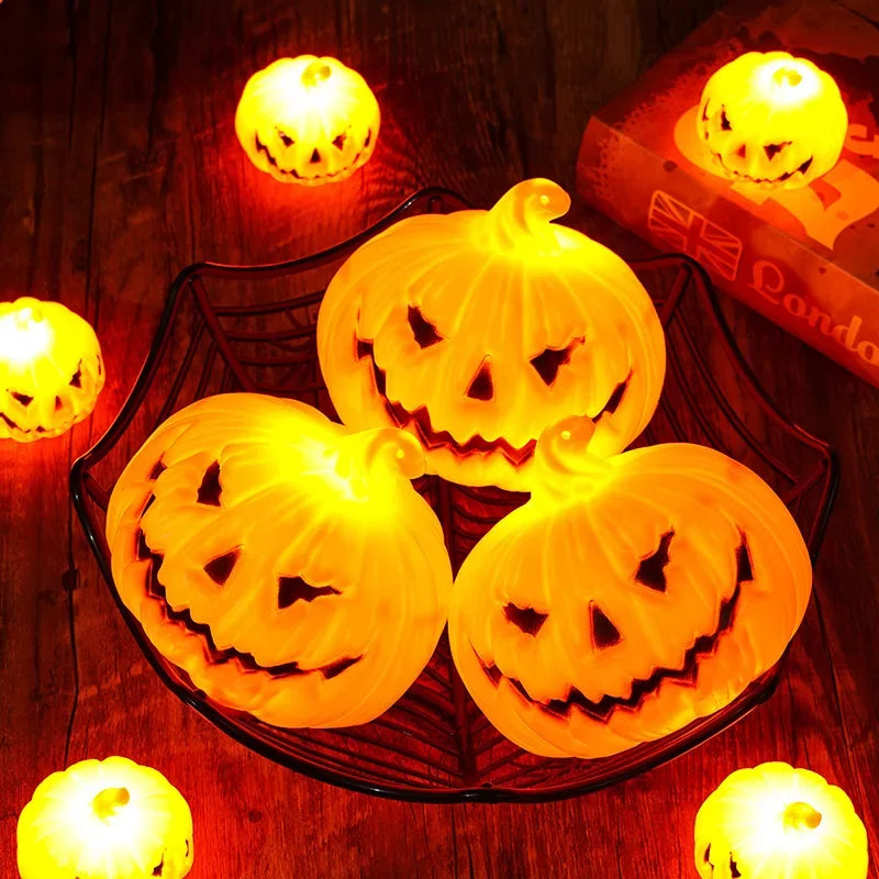 イベント・ハロウィングッズ｜パンプキン電子ランタンナイトライト