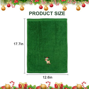 イベント・クリスマスグッズ｜クリスマス刺しゅう入りハンドタオル 3枚セット(32×45cm）