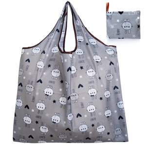 |ノベルティ用品 | コンパクト収納 プリントエコバッグ | 65cm×55c