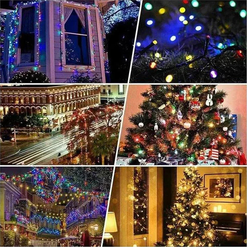 イベント・クリスマス装飾｜防水 ソーラー式 ストリングライト