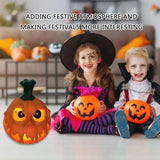 ハロウィン用スカルデザインかぼちゃライト