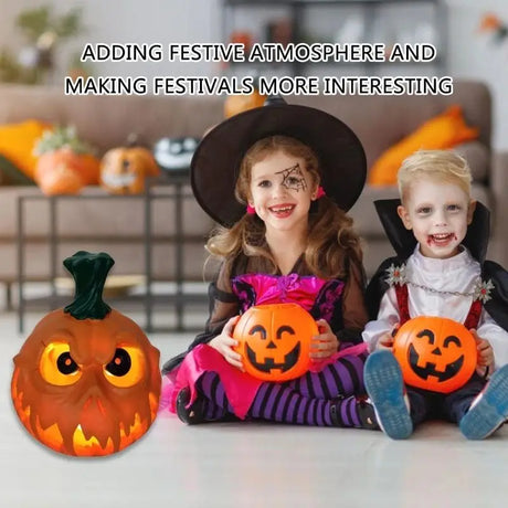 ハロウィン用スカルデザインかぼちゃライト