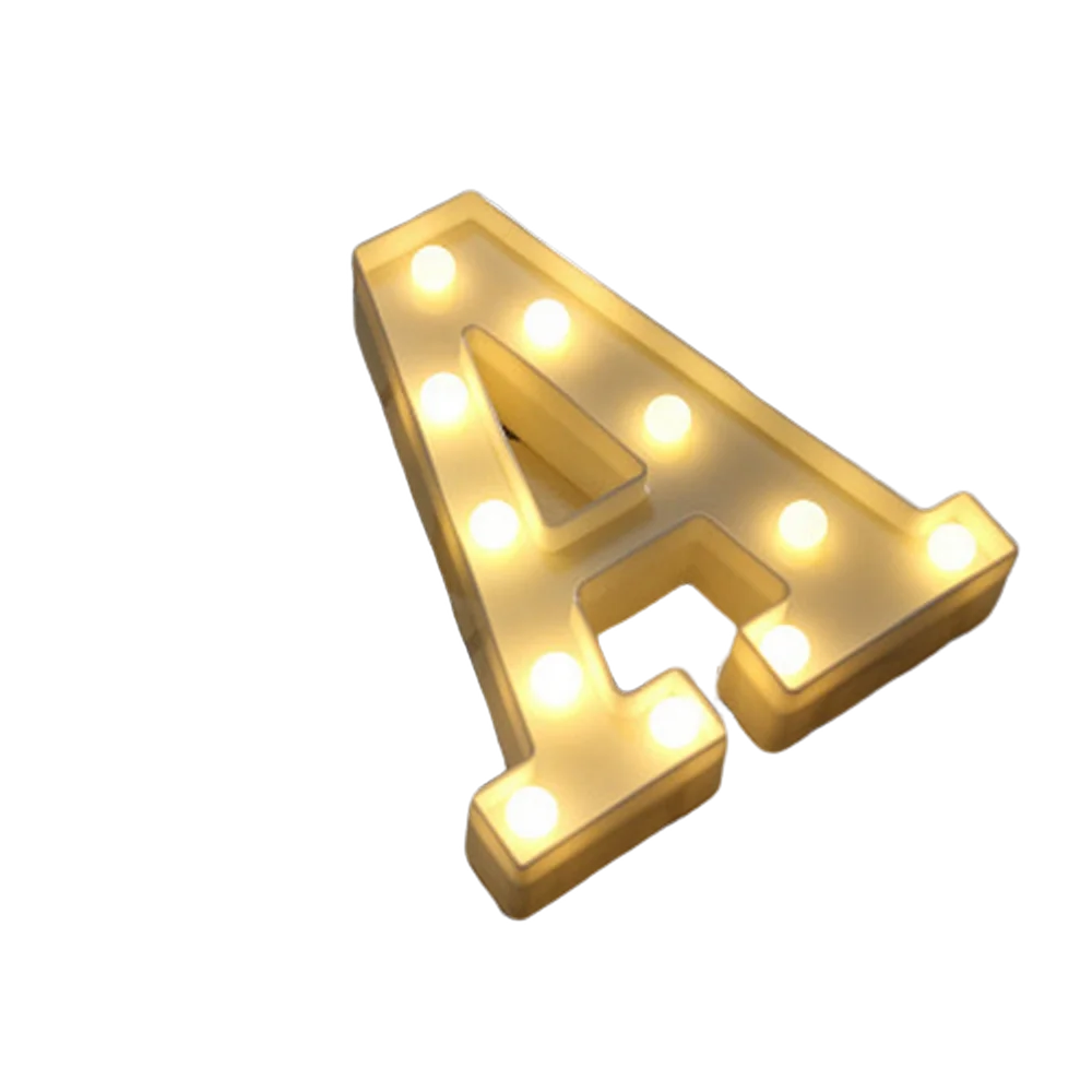 【LED装飾】LEDライト・デコレーションライト（ハート/アルファベット/数字）
