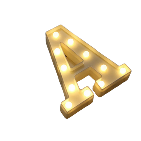 【LED装飾】LEDライト・デコレーションライト（ハート/アルファベット/数字）