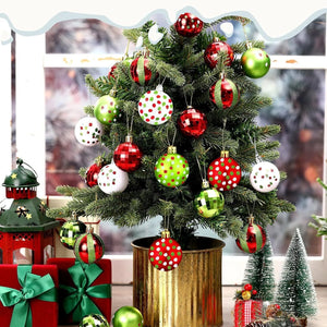 イベント・クリスマス装飾｜ボールオーナメント 12個セット