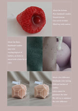 ハート型香り付きキャンドル バレンタインギフト