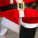 イベント・クリスマスグッズ｜大人用サンタクロース衣装５点セット(155c～195c)