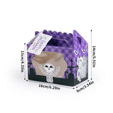 イベント・ハロウィングッズ｜紙製トリートボックス 4個セット