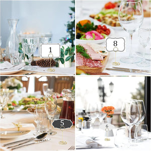 イベント・結婚式装飾｜シンプルデザイン テーブル番号ホルダー 6/12個セット