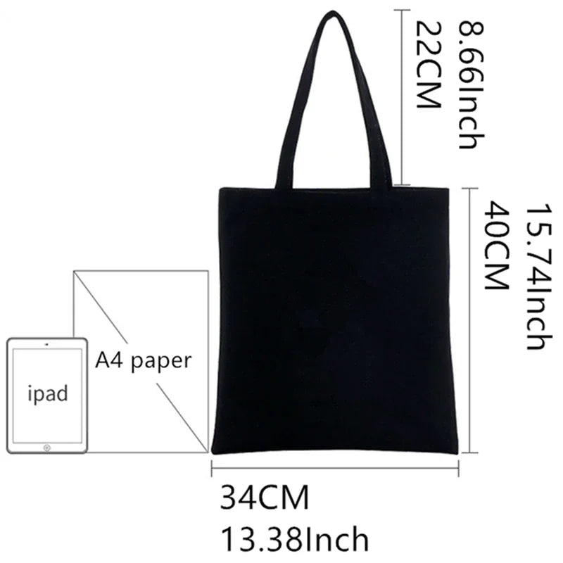 |ノベルティ用品 | ヘビーメタル柄プリントトートバッグ | 34×40c