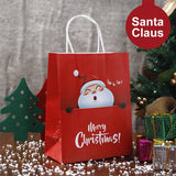 イベント・クリスマス装飾｜クリスマス柄クラフト紙バッグセット(S/M)